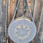 Rumpukassi, virkattu, harmaa, m-koko (varasto)