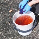 Keltainen 152- Pulveripetsi Clou nahan värjäykseen - Image 6