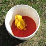 Keltainen 152- Pulveripetsi Clou nahan värjäykseen - Image 5