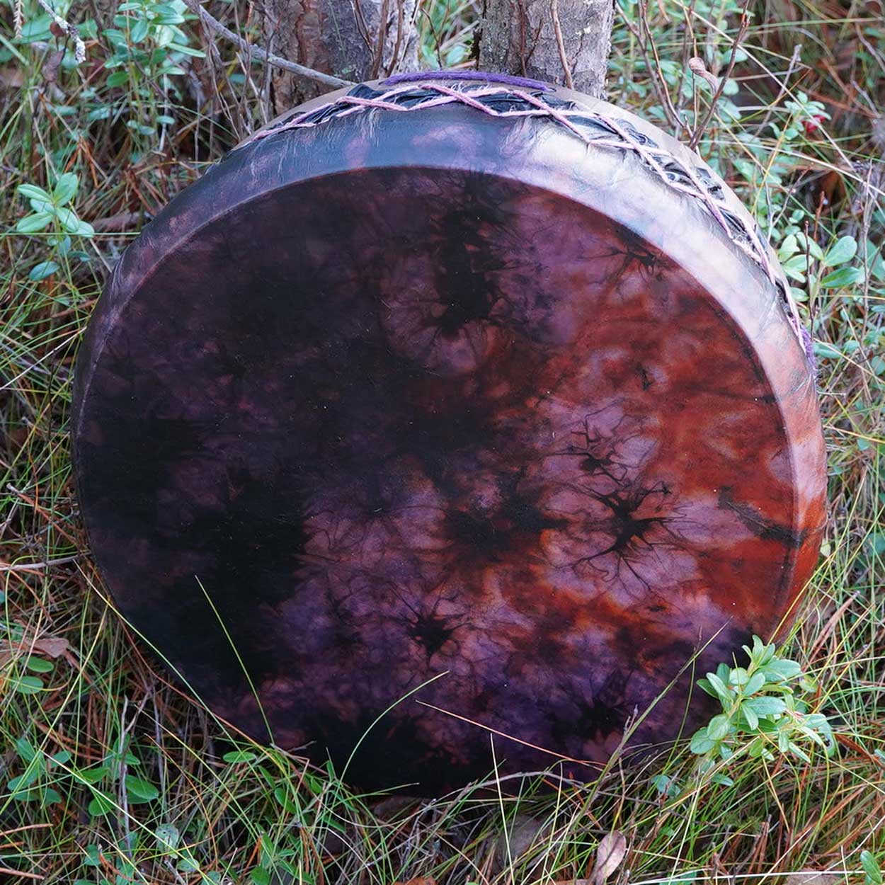 unique-shaman-drum-käsintehty-rumpu-2333-7 Shamaanirumpu Metso - säätörumpu 2333 - Image 1