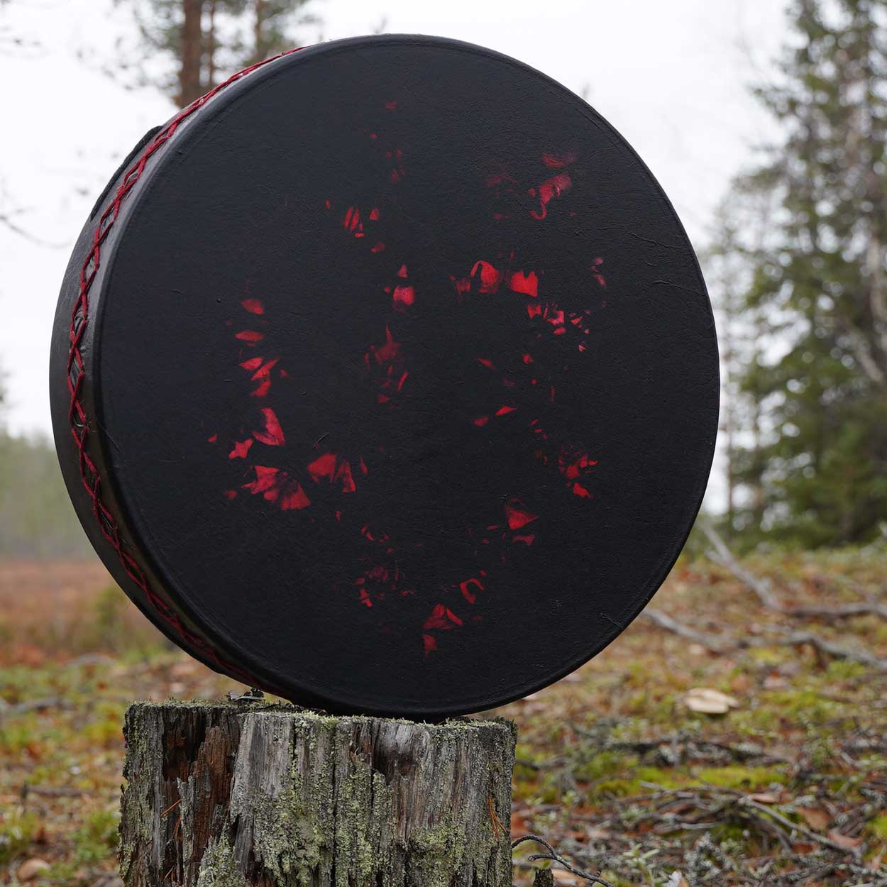 ritual-tool-shamandrum-spirit-drum-2670 Shamaanirumpu Kahlittu sydän 2670 - Image 1
