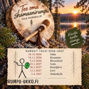Tee oma shamaanirumpu – kurssit 2026–2027